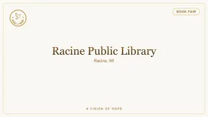 Racine Author Showcase event flyer
