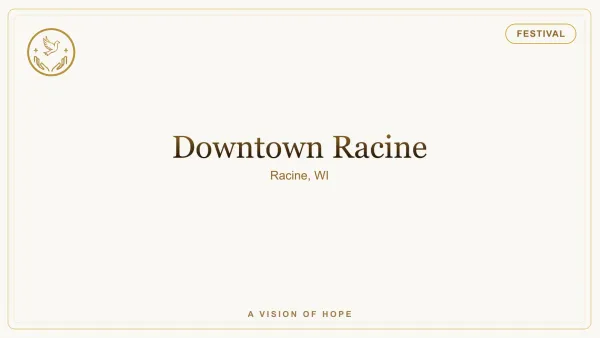 Racine First Friday — August event flyer