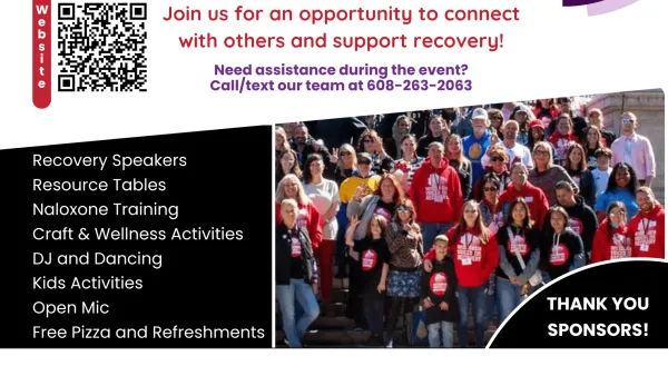 Rally for Recovery event flyer