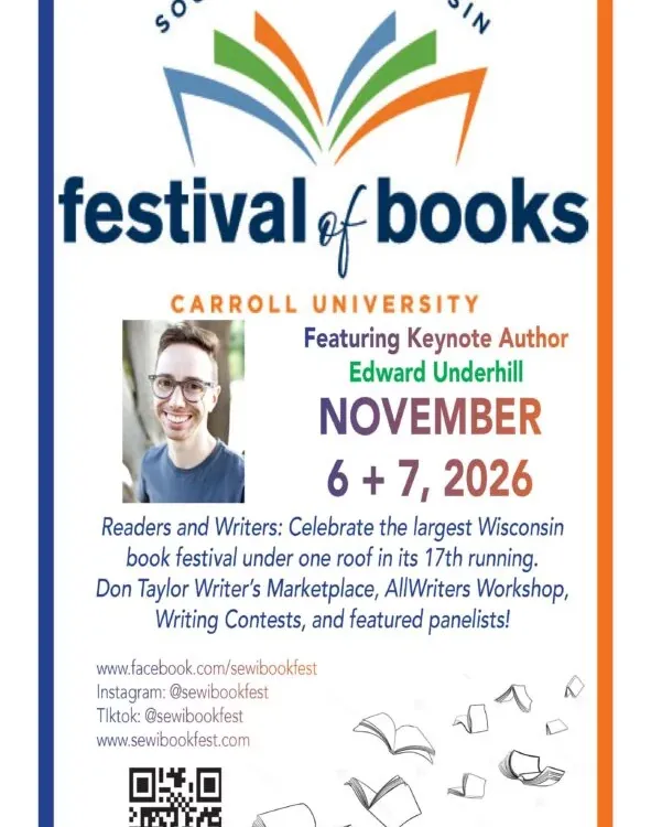 Southeastern Wisconsin Festival of Books event flyer