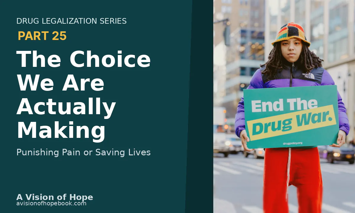 Drug Legalization Series Part 25: Punishing Pain or Saving Lives — The Real Choice in Drug Policy Reform