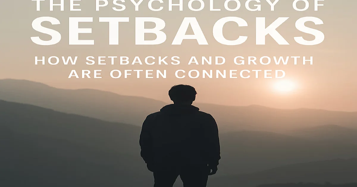 Setback Visual The Psychology of Setbacks: Why Growth… | A Vision of Hope